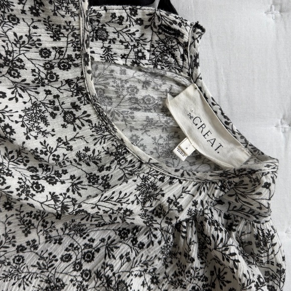 The Great Medium Songbird Bow-Back Midi Dress Tie Back - Picture 10 of 13